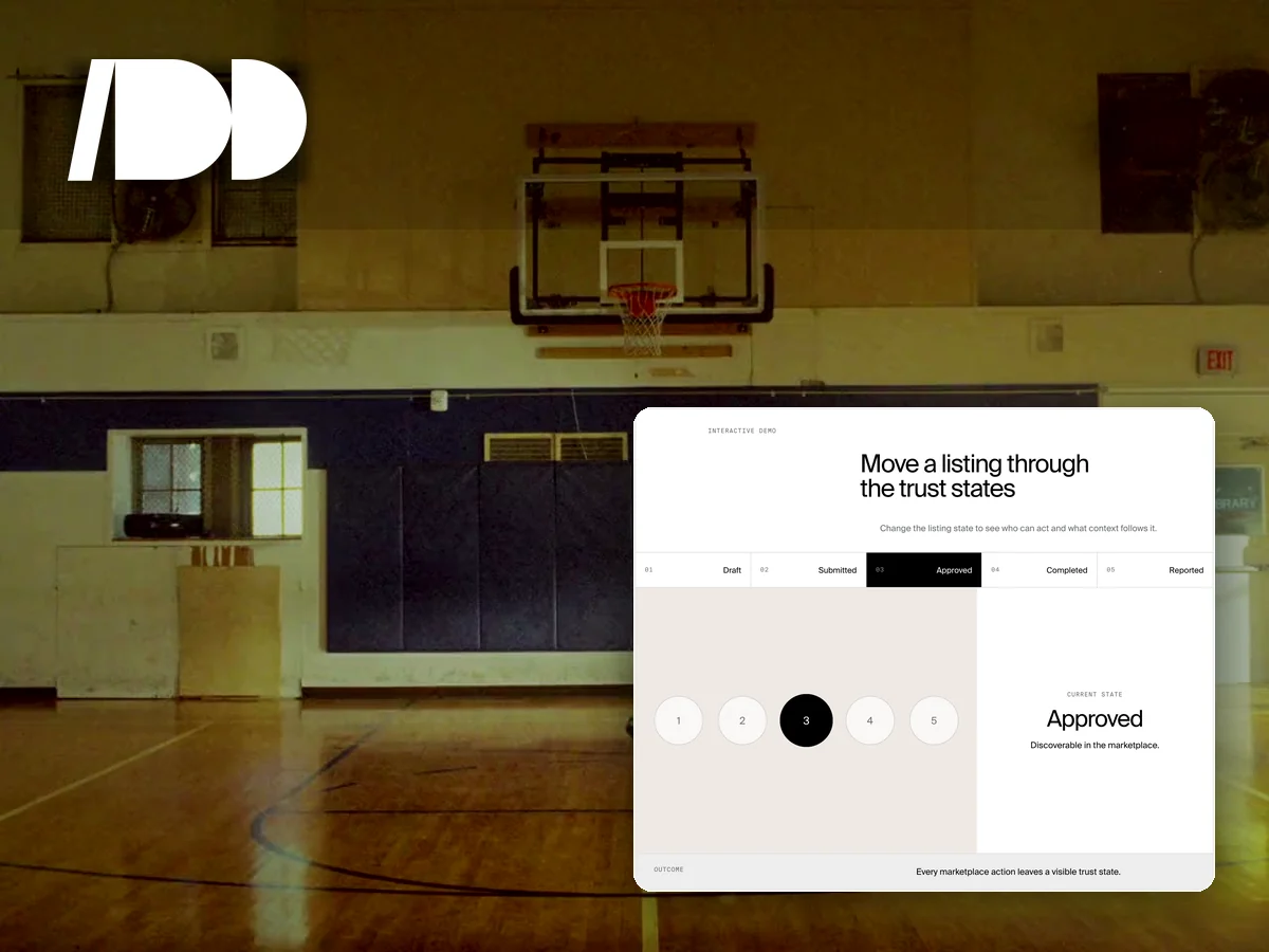 Peer to peer listings with reviews and moderation feature demo