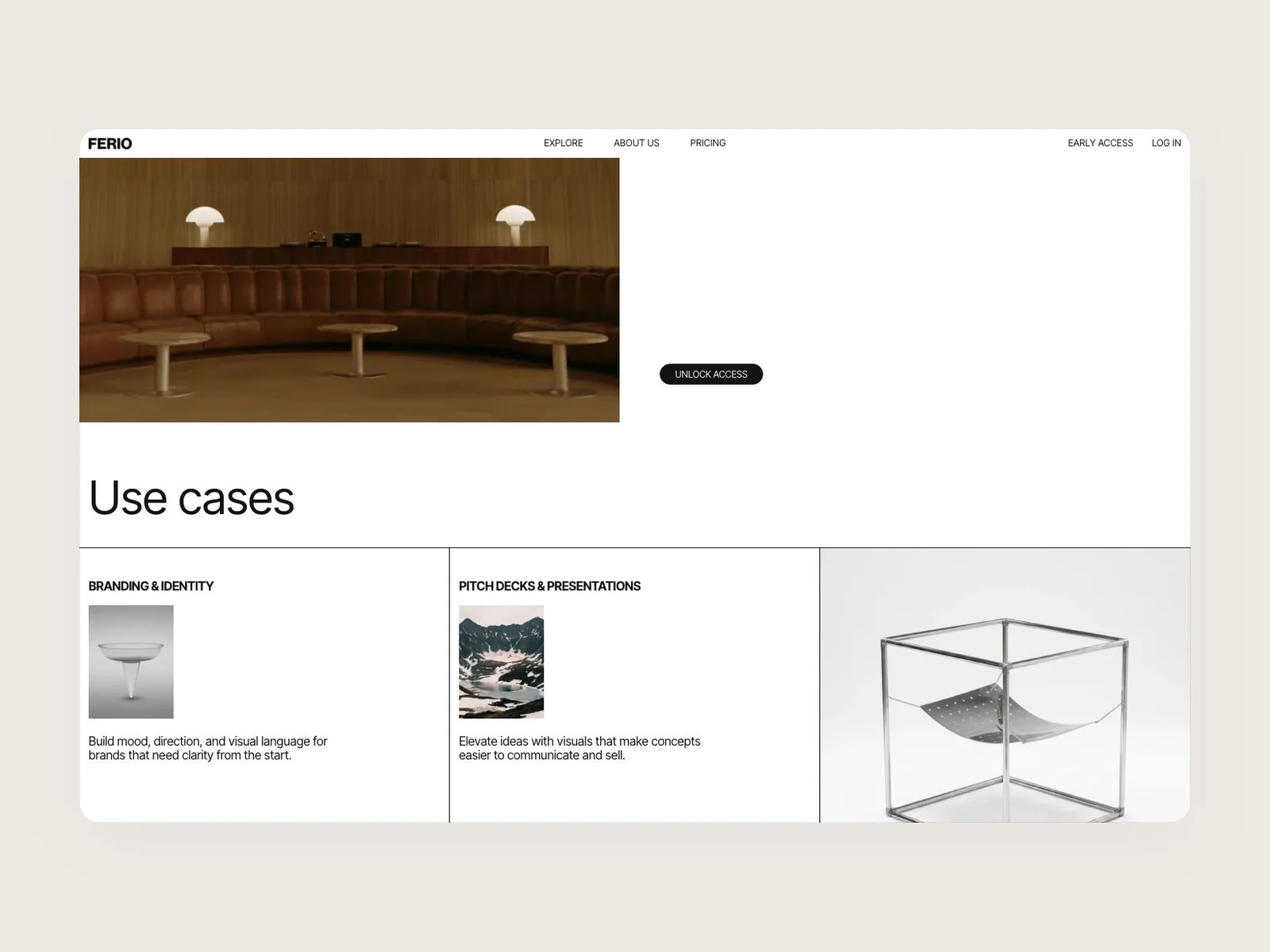 Ferio features