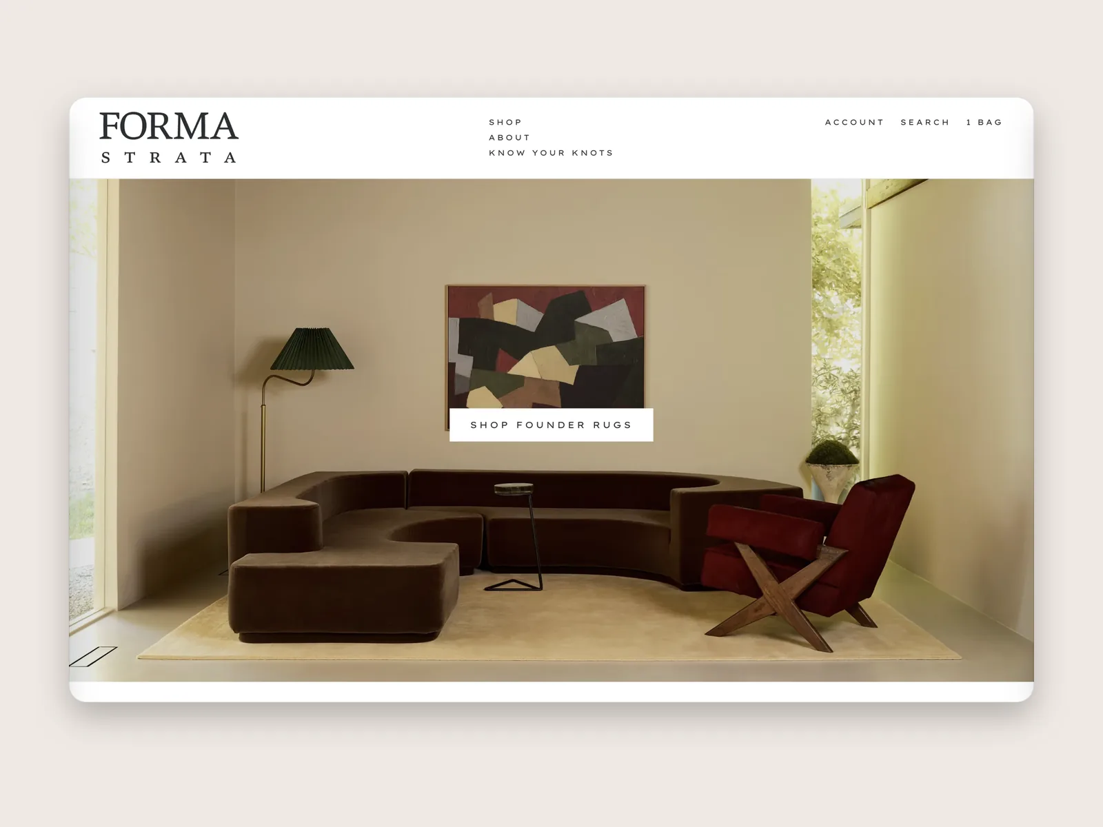 Forma Strata storefront