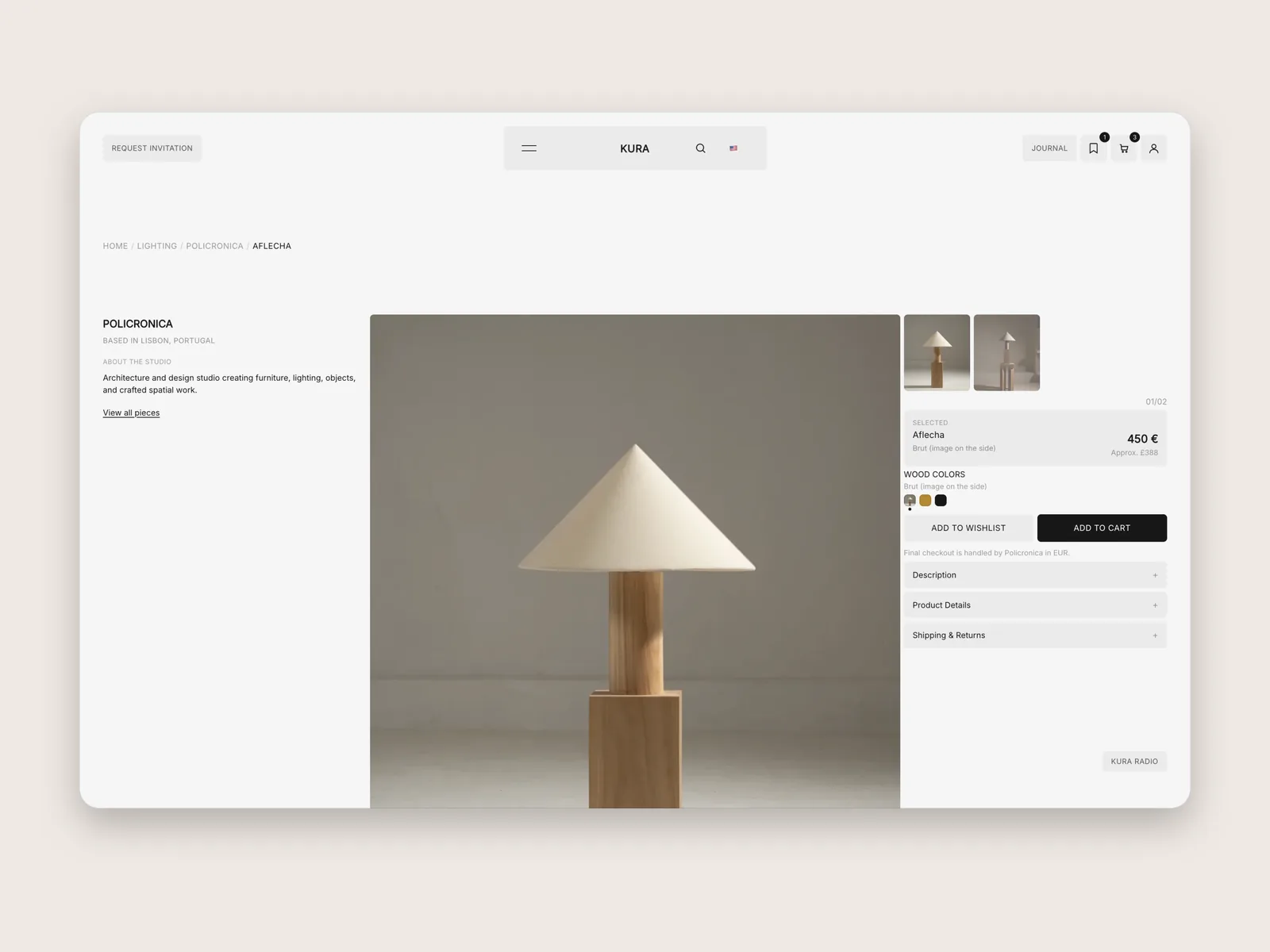 KURA storefront