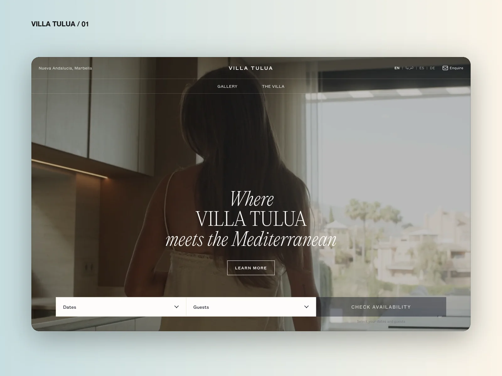 Villa Tulua home page