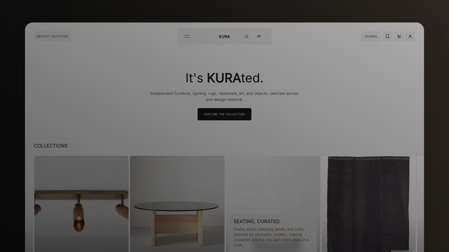 KURA curated multi-store platform